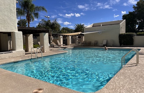 Tucson House | Sweet Retreat Townhouse with Heated Pool
