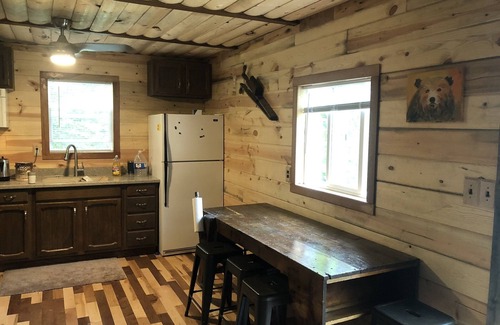 Plainfield Cabin | Swimming,boat,kayak,fish,BBQ,ATV,hike,Huge Deck,pets,Nordic MT- ski,tube,private