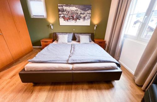 Sankt Moritz-Bad Apartment | swissme - 100qm - Balkon - 2 Bäder - Parkplatz - Fußbodenheizung