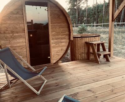 Swornegacie House | Sworna łąka z zewnętrznym SPA- sauna, jacuzzi, balia