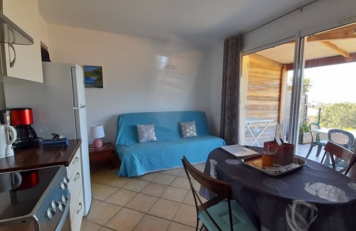 Propriano Apartment | T2 with GARDEN (N°4) - 2 minutes from the beach -Very BEAUTIFUL SEA VIEW