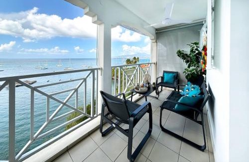 Pointe du Bout Apartment | T3 Bleu Lagoon vue époustouflante, Bord de mer
