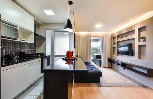 Santo Amaro Apartment | TA4 Studio c/Conforto Próx. Transamérica Expo
