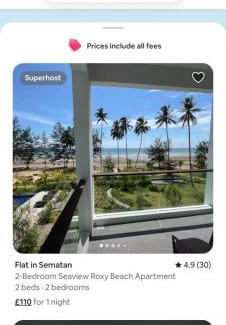 Siburan Apartment | Take 3 Roxy Sematan Beach Apartment