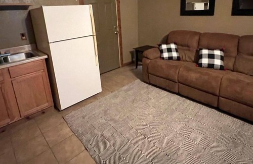 Forestburg Cabin | Take it easy at this unique and tranquil getaway in North Texas.