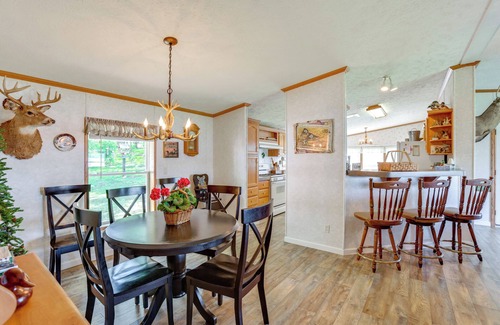 Fountain Cabin | Tallman Lake Access: Family-Friendly Home w/Dock!