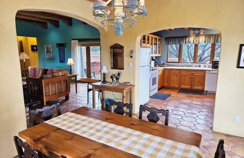 Taos House | Taos House - 360 degree mountain/town views - patio - private - hot tub