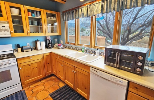 Taos House | Taos House - 360 degree mountain/town views - patio - private - hot tub