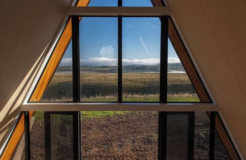 Hurunui District Cabin | Tawanui Farm A-Frame Cabin with hottub