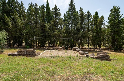 Quartu Sant'Elena RV Rental | Tent "Olive Tent - In Our Garden" with Sea View & Shared Pool