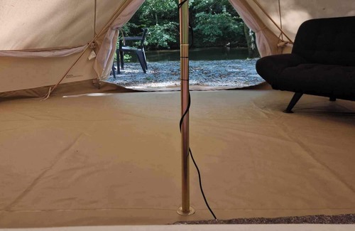 Lacrouzette RV Rental | Tente Lodge Tout Confort à Quelques Mètre de la Rivière et Sanitaire Privatif !