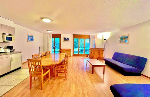 Vionnaz Apartment | Terrace + parking /8 persons /ski in Torgon