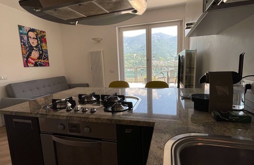 Susa Apartment | Terrace with super lake view