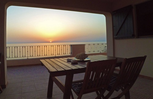 Marina di Gutturu Flumini House | Terrace with the best view