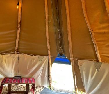 Lochcarron Other | Thainstone tipi off grid camping, on top NC500