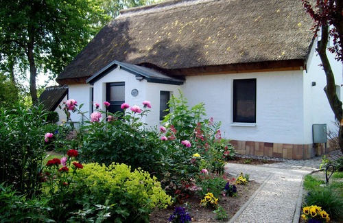 Sagard House | Thatched roof house-child friendly. large property, quiet location, living space 85 sqm.