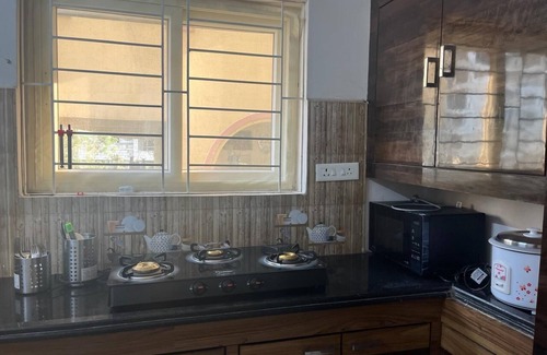 Gachibowli Apartment | The 2 BHK Apartment near AIG at Gachibowli . Is available as a whole unit.