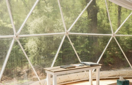 Mingoville Apartment | The Bellefonte Campground presents: The Yurt with sauna I 1 Bedroom Yurt experience