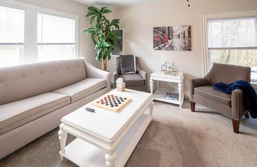 Charles City House | The Bike Path House! Cozy 2 BR w/Fireplace