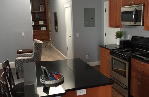 Iola Apartment | The Bowlus Suite on the historic square in Iola, Kansas.