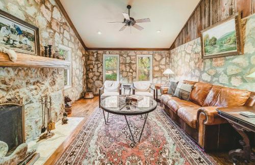 Blanco Cabin | The Camp Blanco by Lodgewell - Riverfront retreat 2 Homes, Bunk House, Game Room & more