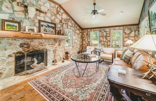 Blanco Cabin | The Camp Blanco by Lodgewell - Riverfront retreat 2 Homes, Bunk House, Game Room & more