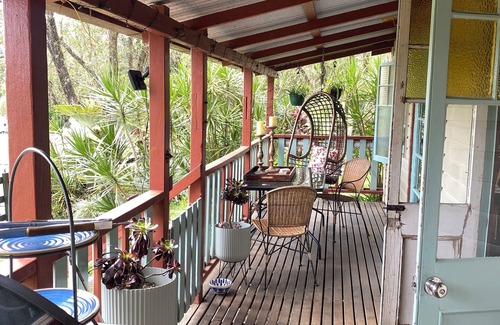 The Channon Cabin | The Channon Vintage Farm Bales - 50 shades of Green