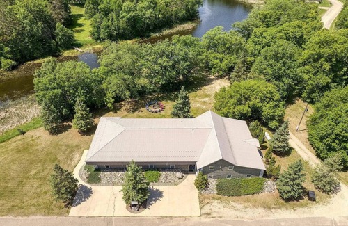 Squaw Lake Cabin | The Den: Hot Tub Fireplace RiverFront Pet Friendly 2 Bdrm