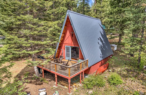 Klamath Lake Cabin | The 'Easy A' Cabin at Rocky Point- Stylish 1960's A-Frame