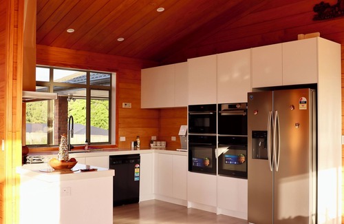 Tamahere House | The Farmette on top of the hill, with great views, and friendly animals