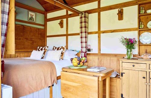Trecastle Apartment | The Flying Scotsman Shepherd's Hut with Hot Tub