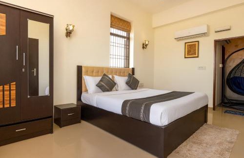Harda Hotel | The Ginger, Vrindavan #Big Swimming Pool #luxury Rooms # Lush Garden # Family Friendly # Kids Play Zone # Calm & Spiritual Vibes # Away From City Hustle# By elegance group#
