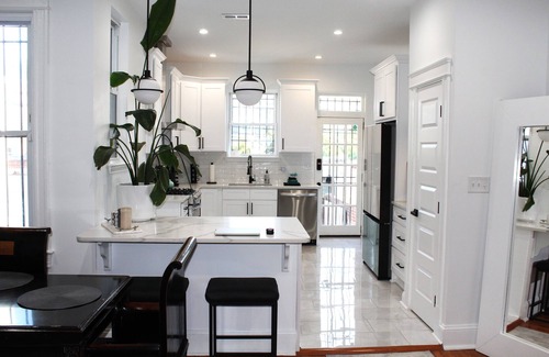 Truxton Circle Condo | The Hearth! On site parking! Minutes to restaurants, groceries and nightlife.