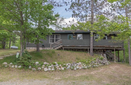 Bigfork Cabin | The Hideaway. Private secluded lake cabin on 25 acres & optional pontoon rental.