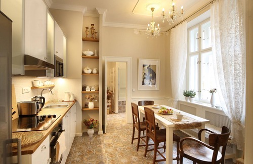 Prague 1 Apartment | The Karoline: Old World Charm In A 2 Bedroom 2 Bath Beauty By The Charles Bridge