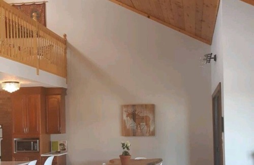 Lake St. Peter Cottage | The Laughing Moose Lodge Too.nHot tub. Sauna. Beautiful view.