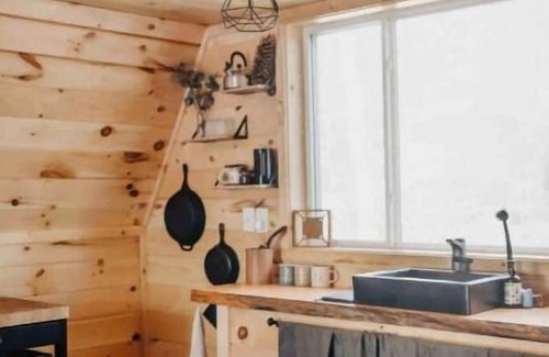 Standish Cabin | THE LILLIPAD.Off-grid A frame. Sebago lake region!
