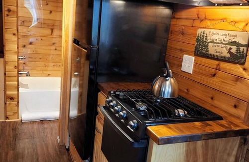Lyons Resort | The Log Cabin - Rustic Cabin Tiny House for a Weekend Getaway