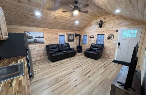 Baileyville Cabin | The Moose Cabin, cozy cabin right on the Atv and snowmobile trail access road.