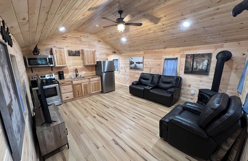 Baileyville Cabin | The Moose Cabin, cozy cabin right on the Atv and snowmobile trail access road.