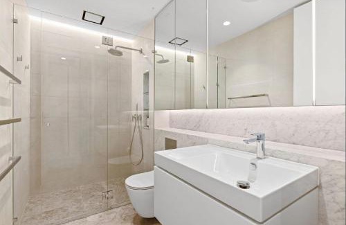 Brighton Apartment | The newly constructed home with high end fixtures and fittings faces east