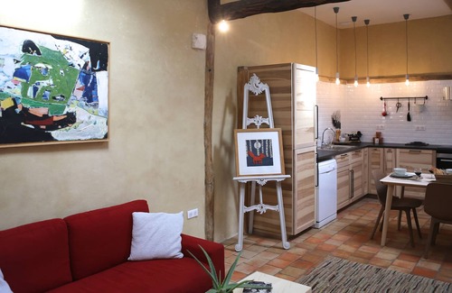 Riberac Apartment | The Old Stables - Riberac town centre, stylish, cosy, eco apartment sleeps 4
