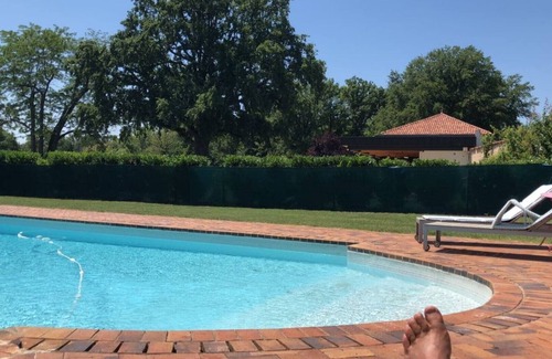 Cleppe House | The Orangery of Chatel for 6, 2019 Figaro Magazine cover heated swimming poll