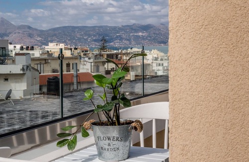 Heraklion Apartment | The Penthouse. Central apt. with magnificent view.