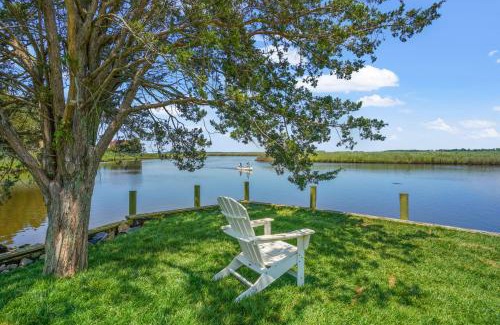Temperanceville House | The Porter's Barn - fancy little waterfront home with deep-water boat dock and firepit