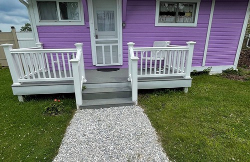 Canadohta Lake Cottage | The Purple Martin unique rustic lakefront cottage at the Pier at Canadohta Lake!