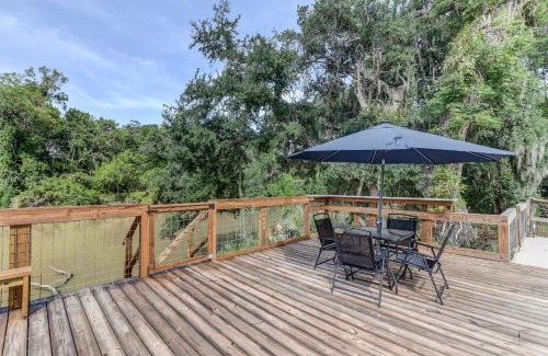 Cedar Lane House | The San Bernard River waterfront provides private access to a spa, boat ramp, and jet skiing