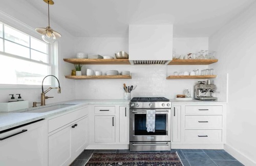 Hull Cottage | The Shore House, steps to the ocean meet crisp clean beach side retreat!