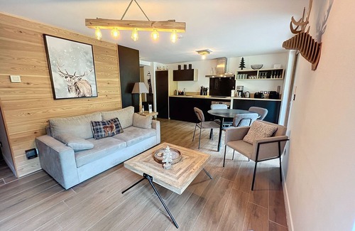Les Claux Apartment | The spot, T3 50 m2, parking, garden 40 m2