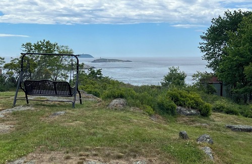 Georgetown House | The Topsider-panoramic of the Atlantic Ocean, 2 lighthouses, and Popham beach